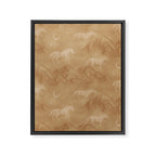 Run Wild - Caramel Framed Canvas Print Gallery Image 8