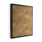 Run Wild - Caramel Framed Canvas Print Gallery Image 2