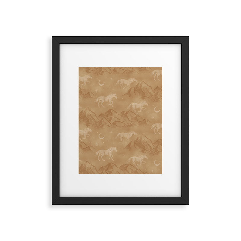 Run Wild - Caramel Framed Art Print Gallery Image 6