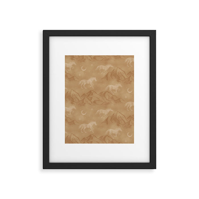 Run Wild - Caramel Framed Art Print Gallery Image 1