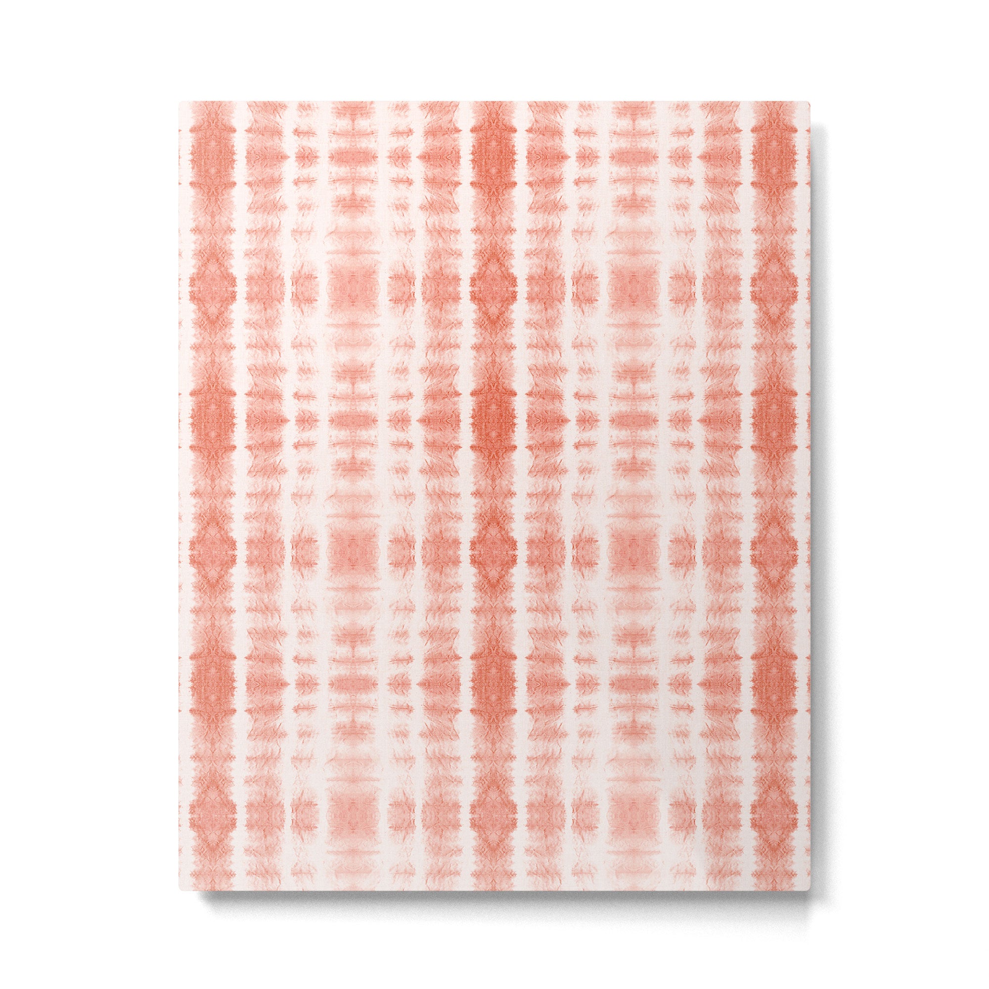 Shibori Stripe - Coral Blush Metal Print Gallery Image 6
