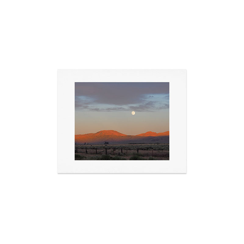 Sierra Valley Moonrise Art Print Gallery Image 1