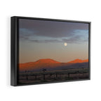 Sierra Valley Moonrise Framed Canvas Print Gallery Image 2