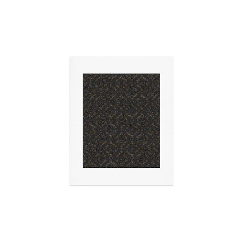 Skull Ogee Art Print Gallery Image 1