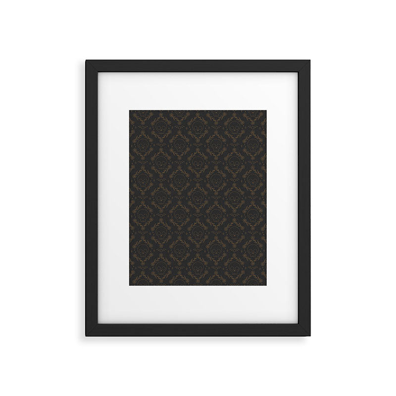 Skull Ogee Framed Art Print Gallery Image 6