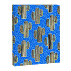 Sonora - blue, yellow, black, and white Canvas Print Gallery Image 8