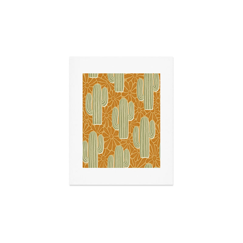 Sonora - gold and sage Art Print Gallery Image 1