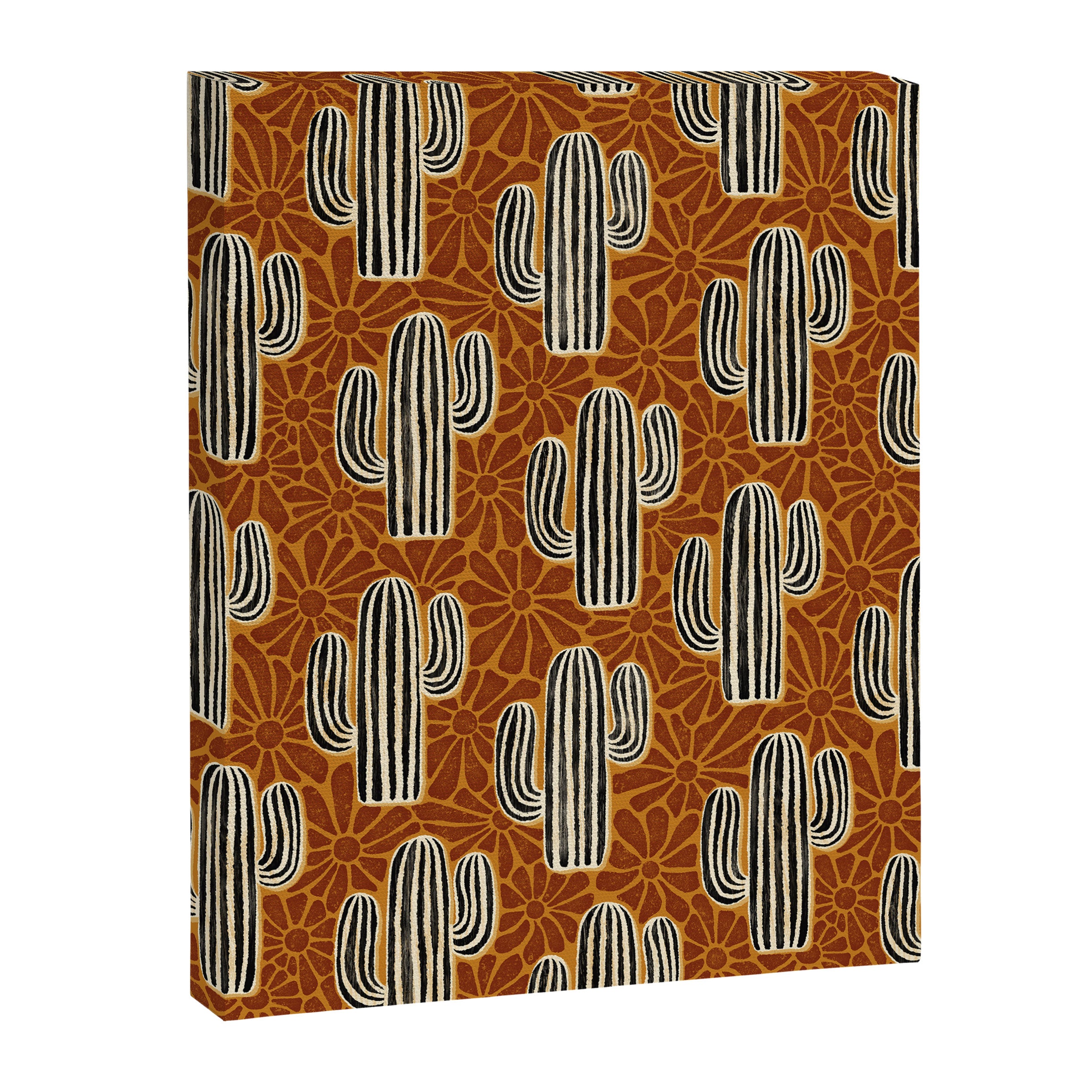 Sonora - Rust, gold, black and white Canvas Print Gallery Image 8