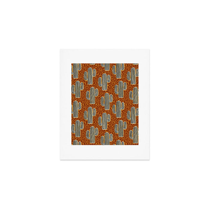Sonora - Rust, gold, black and white Art Print Gallery Image 1