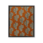 Sonora - Rust, gold, black and white Framed Canvas Print Gallery Image 8