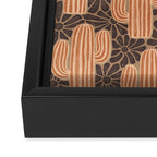 Sonora - terracotta, brown, and taupe Framed Canvas Print Gallery Image 3