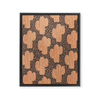 Sonora - terracotta, brown, and taupe Framed Canvas Print Gallery Image 8