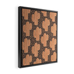 Sonora - terracotta, brown, and taupe Framed Canvas Print Gallery Image 2