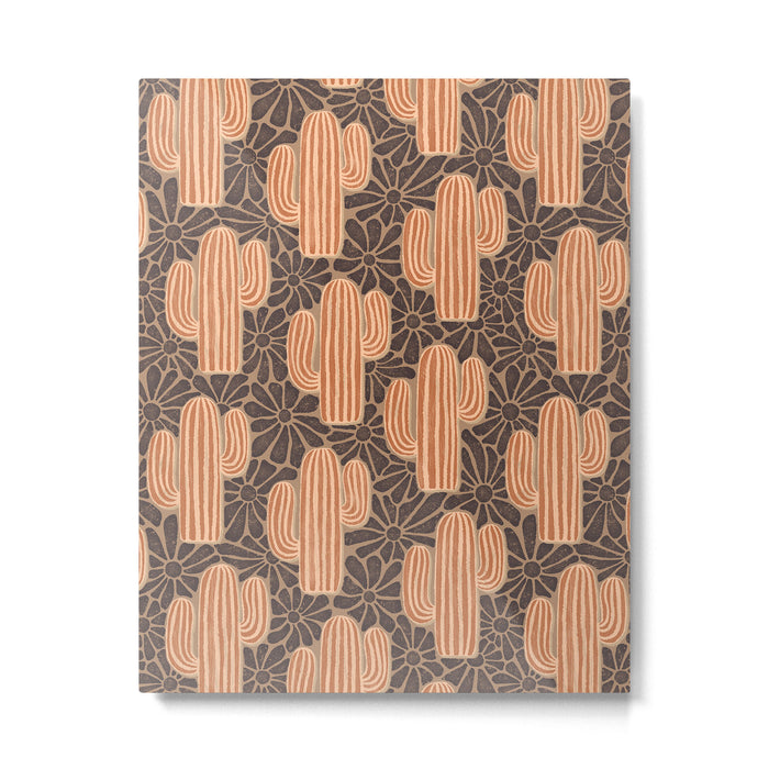 Sonora - terracotta, brown, and taupe Metal Print Gallery Image 1
