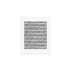 Sonoran Stripe - Black&White Art Print Gallery Image 1