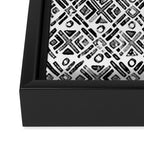 Sonoran Stripe - Black&White Framed Canvas Print Gallery Image 3