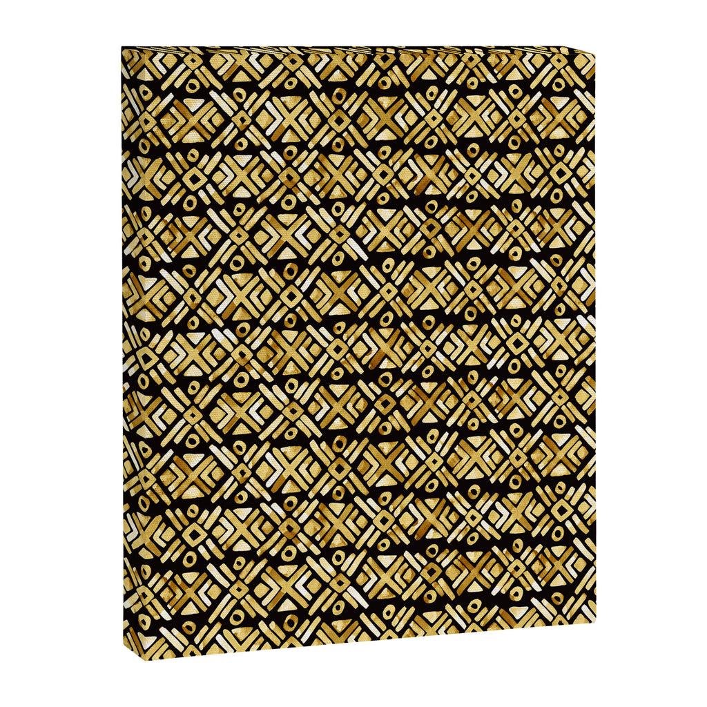 Sonoran Stripe - Midnight Gold Canvas Print Gallery Image 8