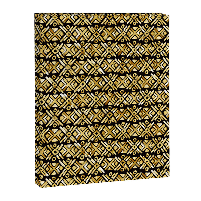 Sonoran Stripe - Midnight Gold Canvas Print Gallery Image 1
