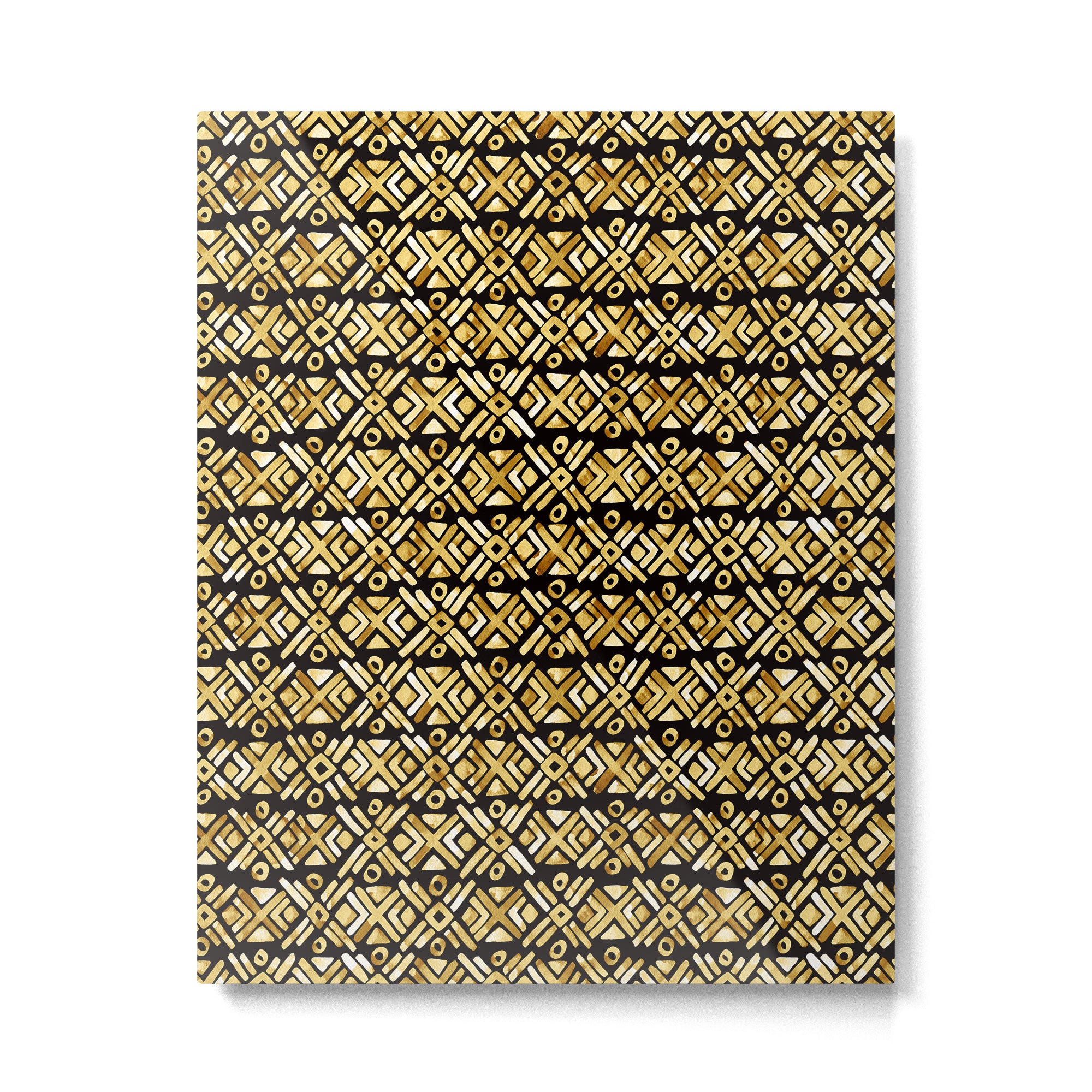 Sonoran Stripe - Midnight Gold Metal Print Gallery Image 6