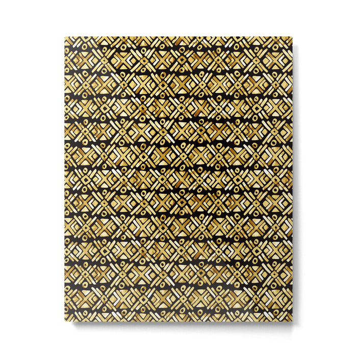 Sonoran Stripe - Midnight Gold Metal Print Gallery Image 1
