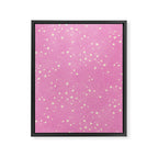 Stars - Pink Framed Canvas Print Gallery Image 8