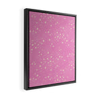 Stars - Pink Framed Canvas Print Gallery Image 2