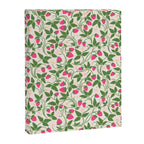Strawberries - pink and green on alabaster Canvas Print Gallery Image 8
