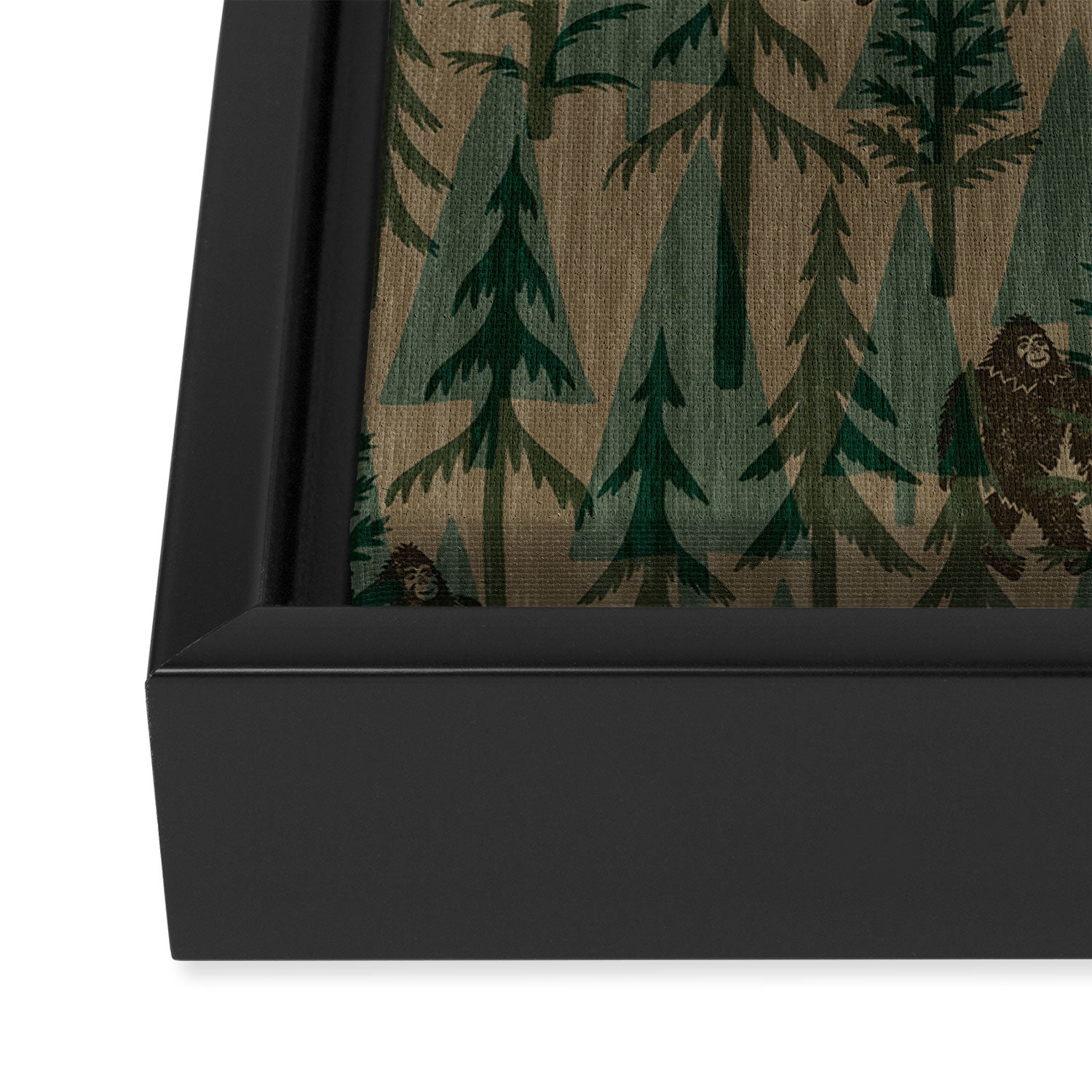 Subtle Sasquatch - Camouflage  Framed Canvas Print Gallery Image 3
