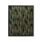 Subtle Sasquatch - Camouflage  Framed Canvas Print Gallery Image 8