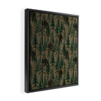 Subtle Sasquatch - Camouflage  Framed Canvas Print Gallery Image 2