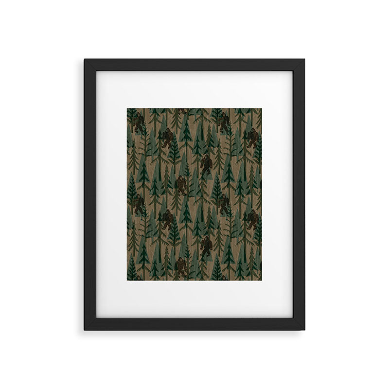 Subtle Sasquatch - Camouflage  Framed Art Print Gallery Image 6