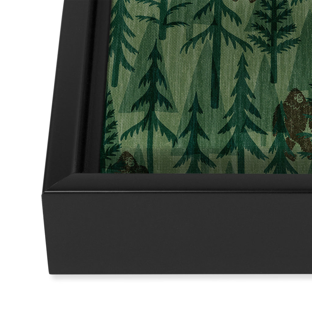 Subtle Sasquatch - Forest  Framed Canvas Print Gallery Image 3