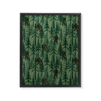 Subtle Sasquatch - Forest  Framed Canvas Print Gallery Image 8