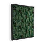 Subtle Sasquatch - Forest  Framed Canvas Print Gallery Image 2