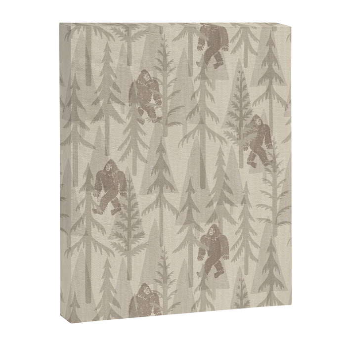 Subtle Sasquatch - Neutral Canvas Print Gallery Image 1