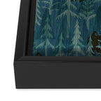 Subtle Sasquatch - Spruce Framed Canvas Print Gallery Image 3