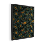 Summer Camping - Forest Green Framed Canvas Print Gallery Image 2