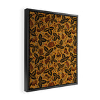 Summer Camping - Golden Framed Canvas Print Gallery Image 2