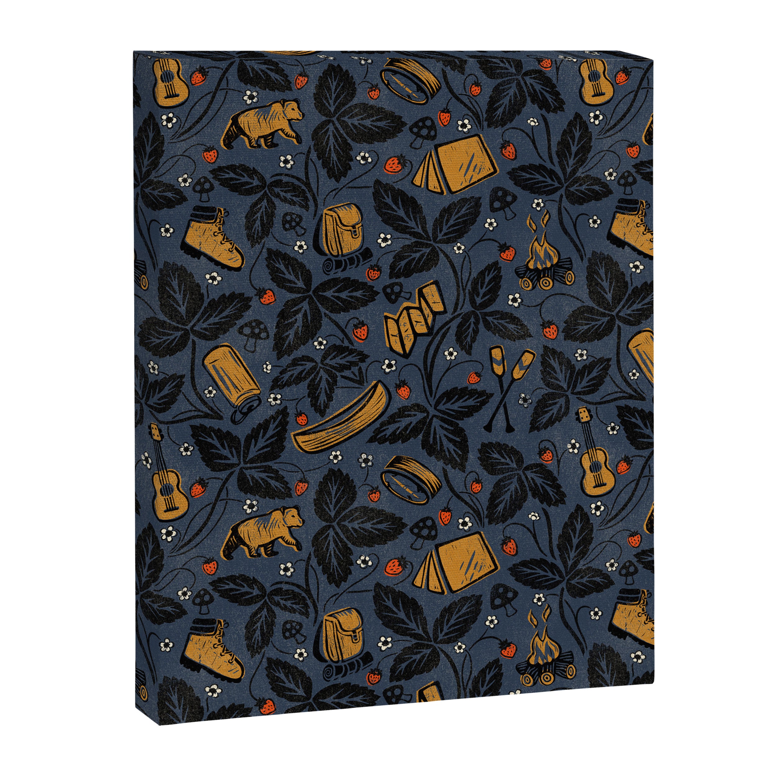 Summer Camping - Midnight Blue Canvas Print Gallery Image 8