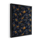 Summer Camping - Midnight Blue Framed Canvas Print Gallery Image 2
