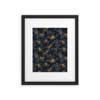 Summer Camping - Midnight Blue Framed Art Print Gallery Image 6