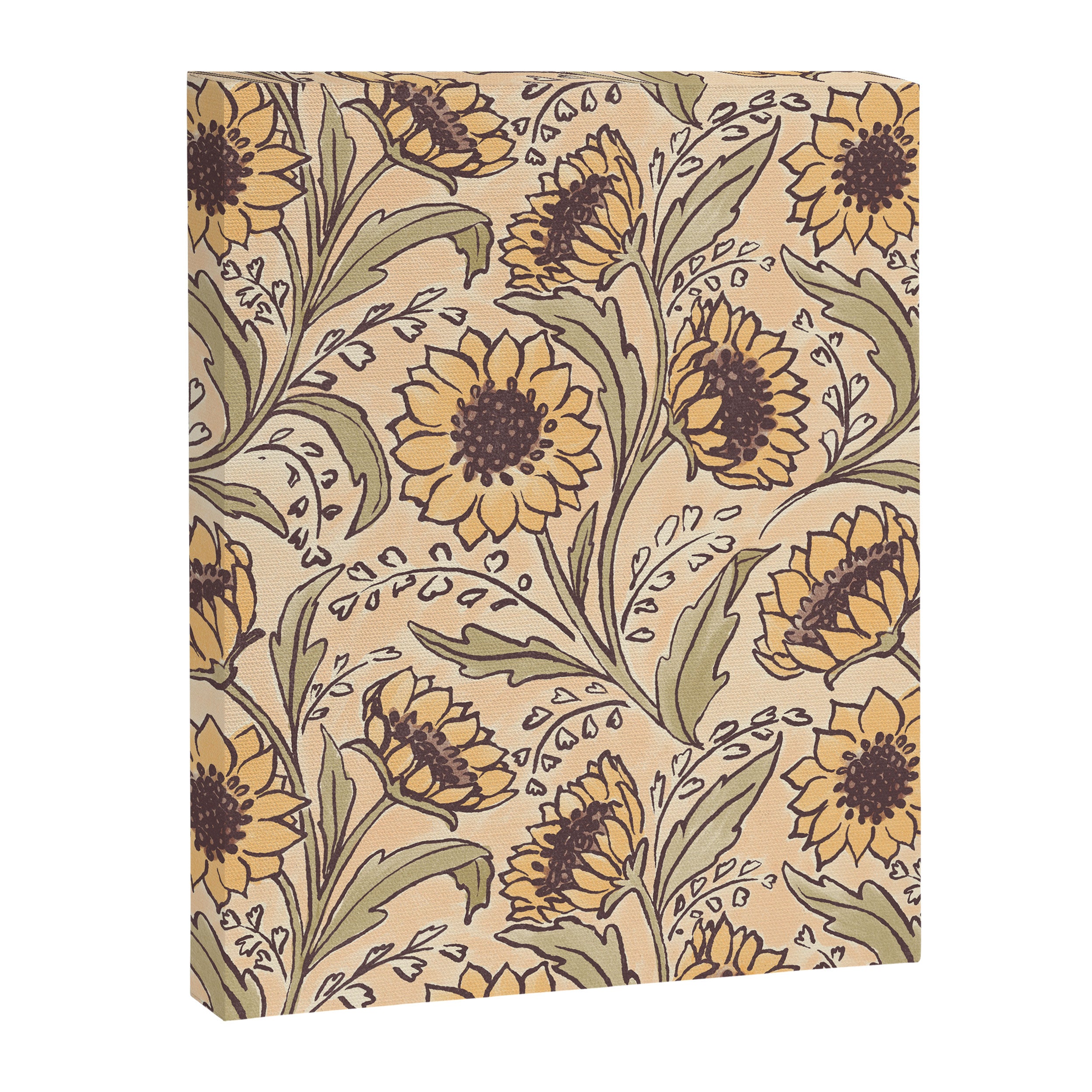 Sunflowers - gold Canvas Print Gallery Image 8