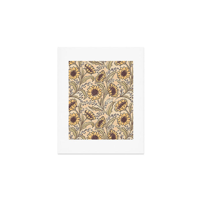 Sunflowers - gold Art Print Gallery Image 1