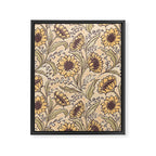 Sunflowers - gold Framed Canvas Print Gallery Image 8