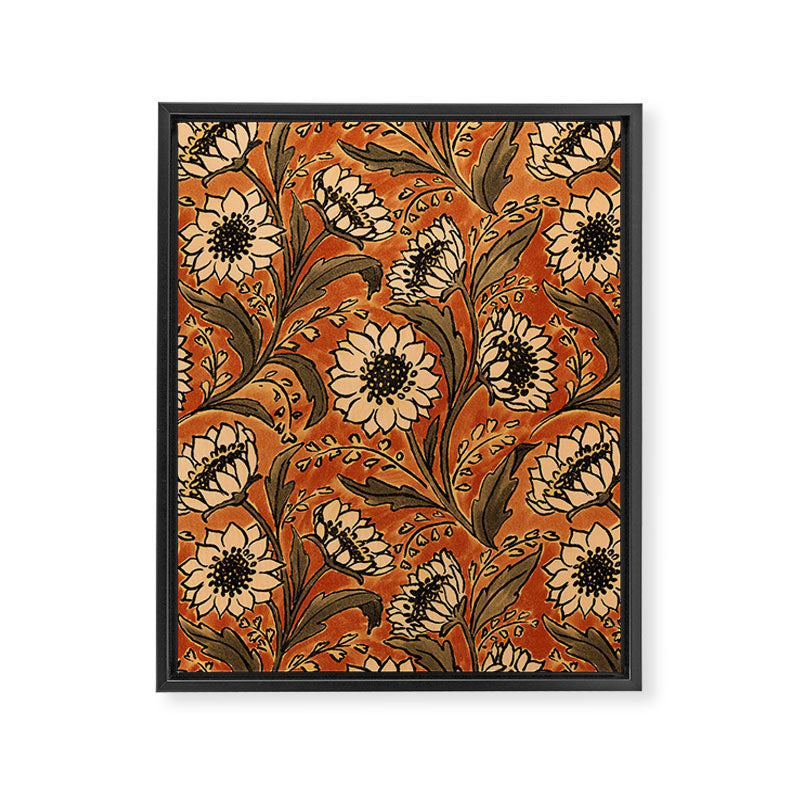Sunflowers - Rust Framed Canvas Print Gallery Image 8