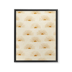Sunrise - Desert Gold and Cream Framed Canvas Print Gallery Image 8
