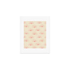 Sunrise - pink and cream Art Print Gallery Image 1
