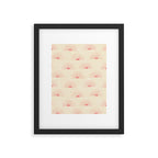 Sunrise - pink and cream Framed Art Print Gallery Image 6