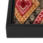 Sunset Kilim Framed Canvas Print Gallery Image 3