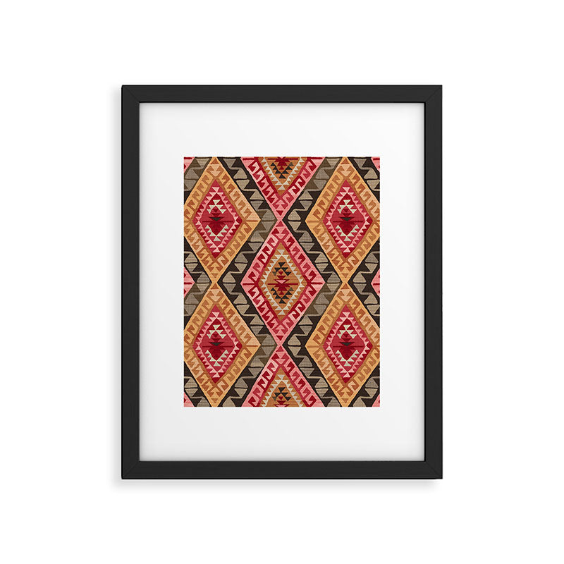 Sunset Kilim Framed Art Print Gallery Image 6